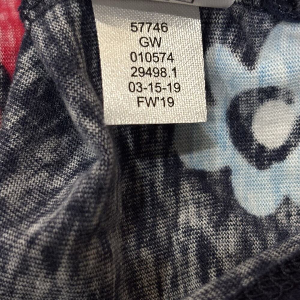 Hanna Andersson Girls 5 Mixie Dress Blue Stripe Floral Long Sleeve 100% Cotton - Picture 6 of 7
